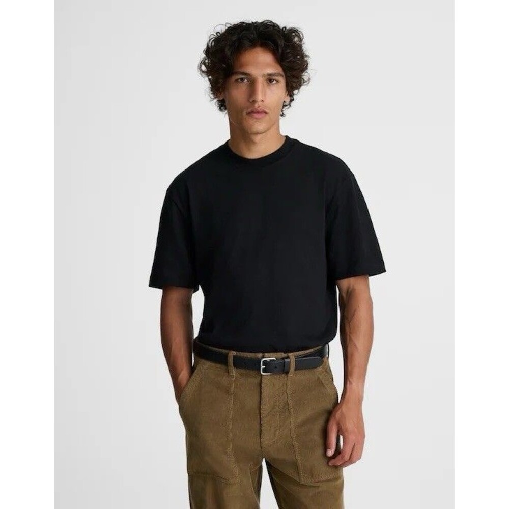 Madewell Relaxed Crew neck Black Tee Short Sleeve NWT Size M Medium